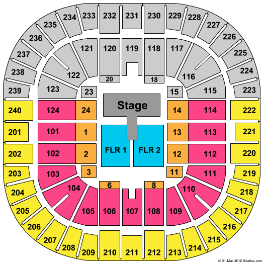 Littlejohn Coliseum Seating Chart